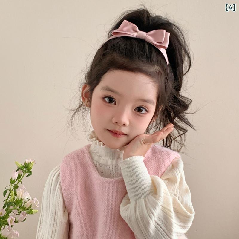 キッズ 女の子 ヘアクリップ かわいい バタフライボウ ピンク 布製 トップクリップ 立体デザイン 百搭 気質 プリンセス スタイル 3-10歳 冬 ヘアアクセサリー 2