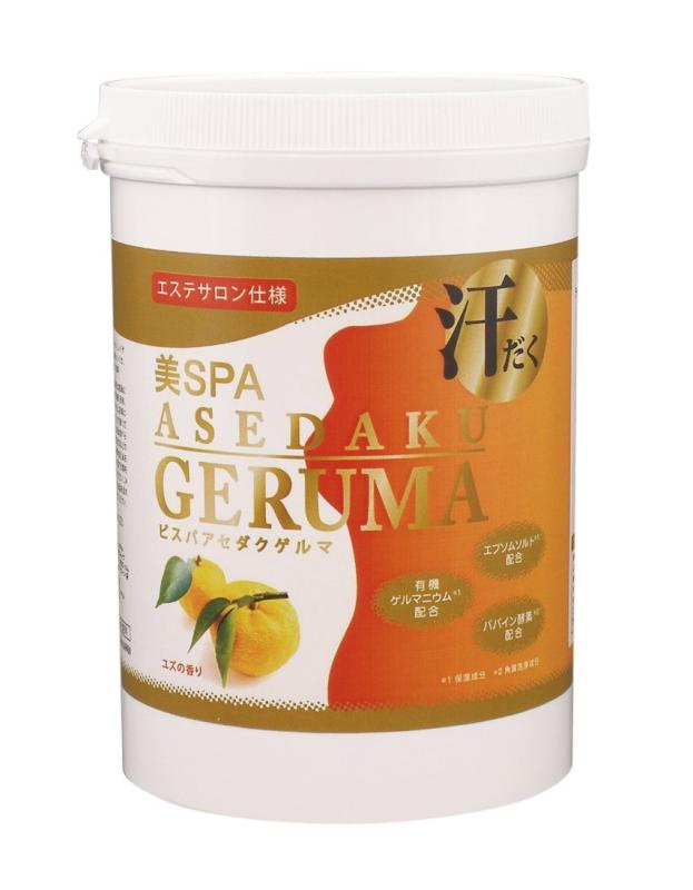 日本生化学 ゲルマニウム入浴料 美SPA ASEDAKU GERUMA YUZU(ゆず) ボトル 1kg
