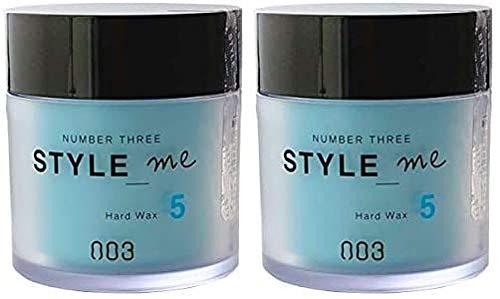 【2個セット】ナンバースリー スタイルミー ハードワックス ヘアワックス 50g