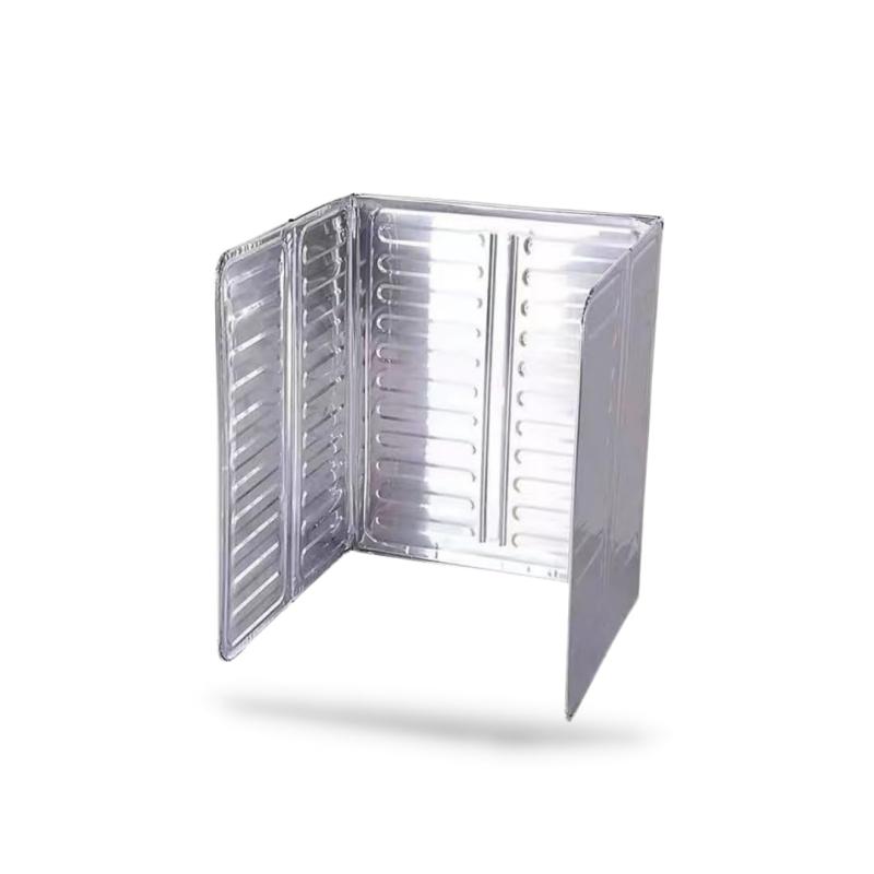 レジプロb アルミ製油はねガード 3面タイプ 高さ32.5cm 軽量 油汚れ防止 キッチン用品(3.0)