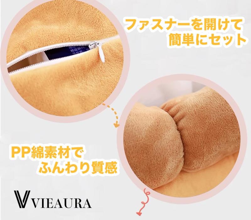 VIEAURA ティッシュ カバー ティッシュ ボックス カバー 食パン インテリア オシャレ ティッシュケース ぬいぐるみ ふわふわ かわいい ブレッド 本物そっくり [3]