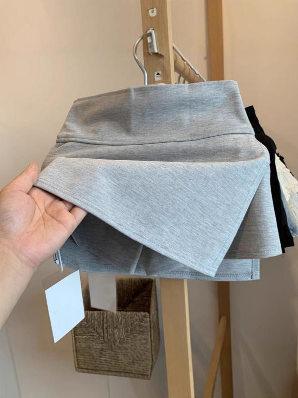 レディース 半身裙 開き入り ヨガパンツ スカート ハイウエスト 防走光 スリムフィット Aライン 短め 切り替え 夏用 涼感 伸縮性 ポリアミド スパンデックス ブラック グレー ベージュ かわいい 爽やか アクティブウェア