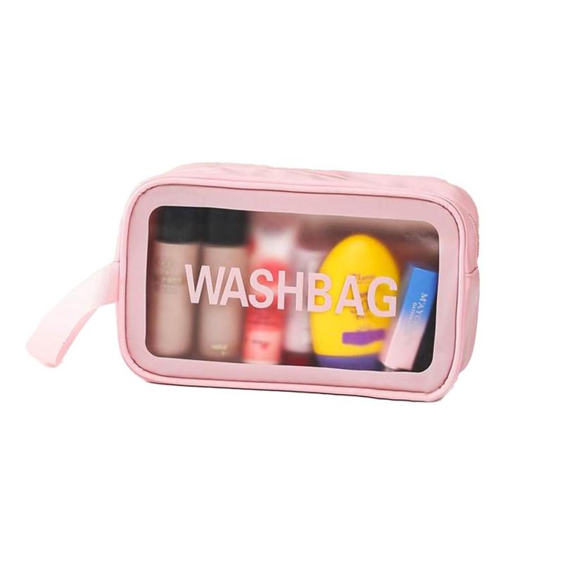 BOTICO ビニールポーチ 防水 PVC スパバッグ クリアポーチ お風呂用 透明 化粧 大容量 メンズ 小物入れ 旅行 化妆包