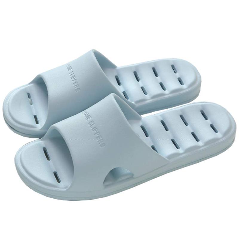 Pokaas スリッパ サンダル ベランダスリッパ トイレスリッパ バススリッパ 穴あきソール 水切り 滑り止め 軽量 静音 通気 防臭 柔らかい 室内用 通年適用 お風呂/室内/来客用/オフィス/事務所/(3)