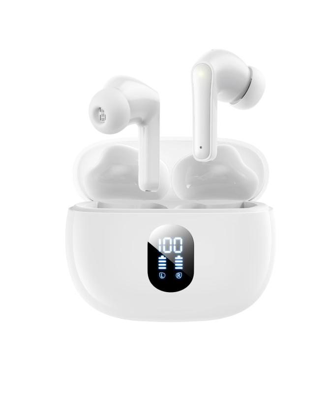 イヤホン bluetooth ワイヤレスイヤホン 48時間の再生時間 重低音 LEDディスプレイ表示 小型/軽量 IPX7防水 ブルートゥース 接続瞬時 Hi-Fi ブルートゥース イヤホン Type-C 急速充電 ぶるーとぅーす