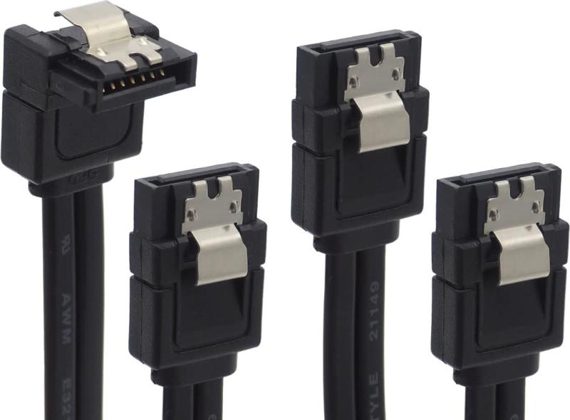 ASUS SATAケーブル 6Gbps SATA3 ロック付き 40cm ストレートタイプ L字タイプ バルク品