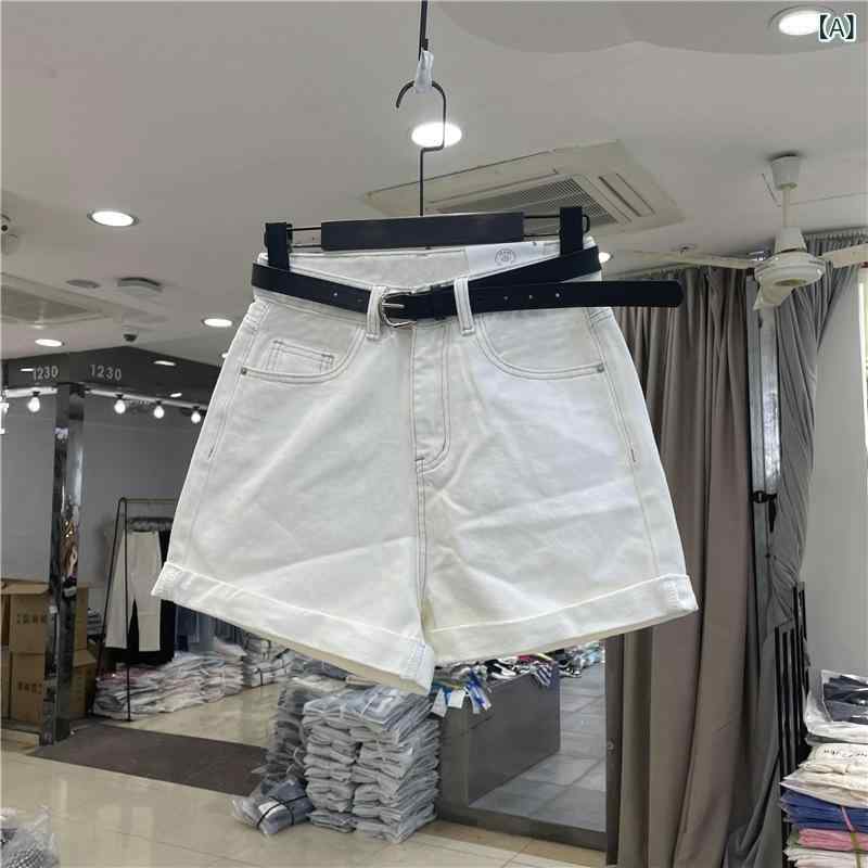ショートパンツ レディース 夏 牛仔 綿素材 ...の紹介画像2