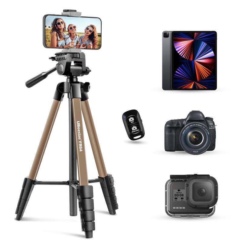 UBeesize三脚 スマホ 三脚/タブレット三脚 163cmスマホ三脚