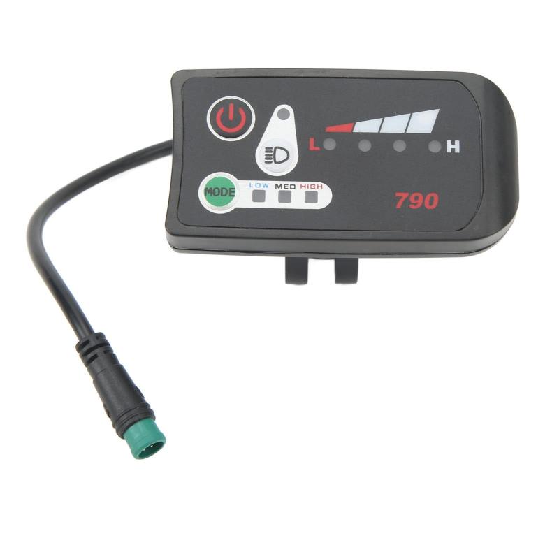 LED ディスプレイ コントロール パネル 電動自転車 ディスプレイ ライト ABS 防水 5P オ ...