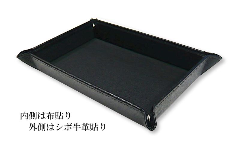 日本製シボ牛革ペントレイ黒 メタルタッチ棒銀とオール金属頑強ストレートノックボールペンセット TRASB-ALST-M11B