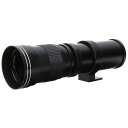 望遠レンズ、420‑800mm F8.3‑16マニュアルフォーカスズームレンズ、2Xテレコンバーター付きNikon Fマウントカメラ用、望遠ズームレンズ(ブラック)(2)