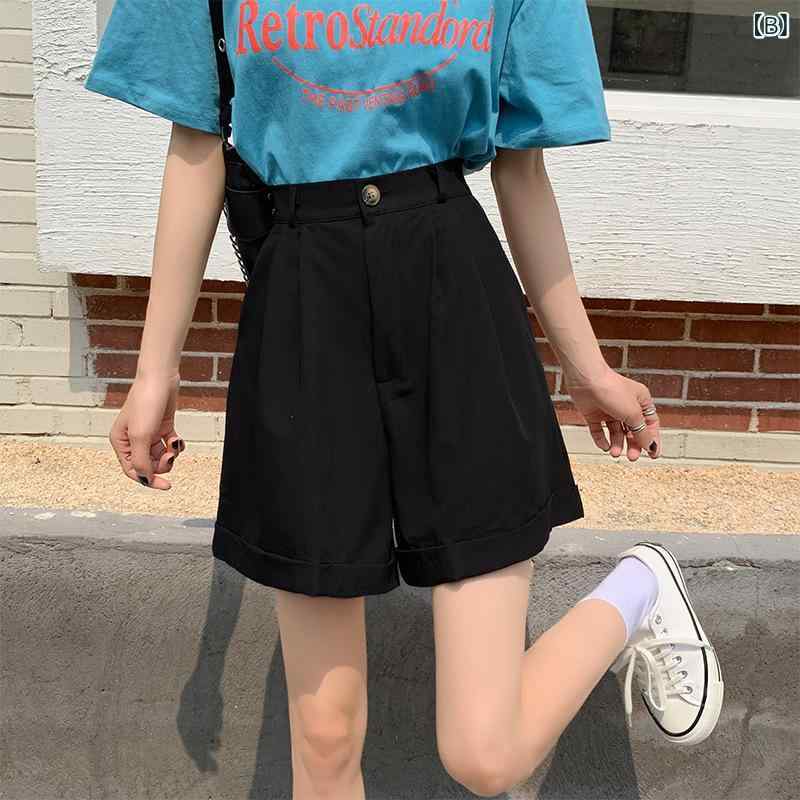 レディース 夏用 西装パンツ 短パン 韓国風 ...の紹介画像3