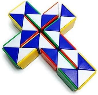 くねくねパズル 創造力を試される いろんな形を作れる24個の三角柱を回転させて何千種類もの形を創り出すことができます。パッケージに掲載している形をマスターしたら自分だけの形をどんどん創造してみよう。対象年齢6歳以上【注意】食べないでください...