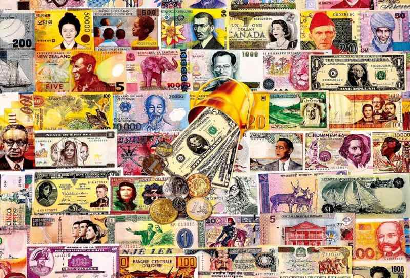 1000ピース ジグソーパズル ヴィンテージアート ワールドマネー(49x72cm)