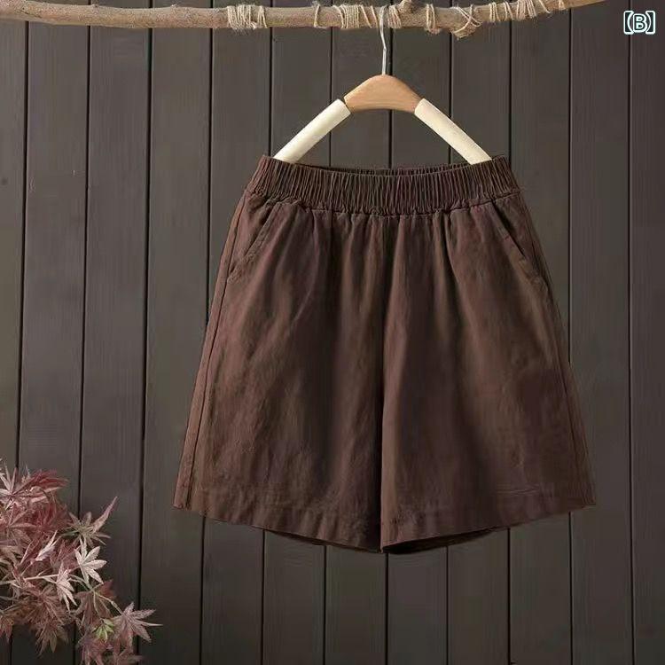 レディース ショートパンツ 夏用 薄手 コット...の紹介画像3