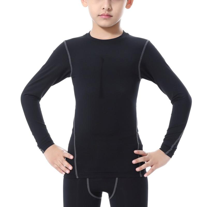 [LANBAOSI] アンダーシャツ 野球 キッズ スポーツインナー ジュニア 長袖 サッカー インナーシャツ アンダーウェア [UVカット・吸汗速乾] ラッシュガード 子供 コンプレッションウェア