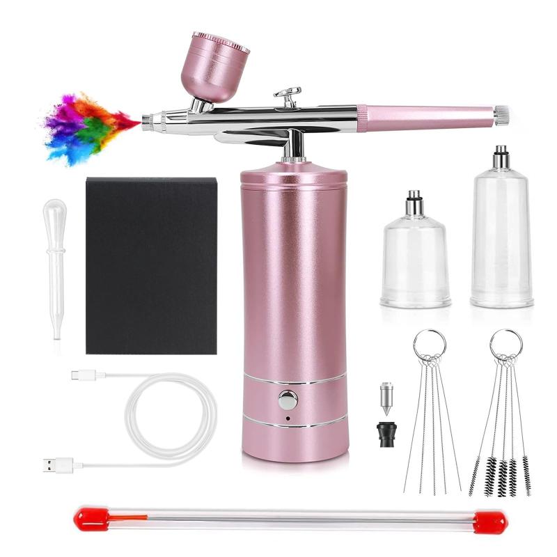 エアブラシ コンプレッサー エアブラシ 充電式 塗装 ガンダムマーカー エアブラシ USB type-C エアブラシ 口径0.3mm エアブラシセット エアブラシ充電式 コンプレッサー