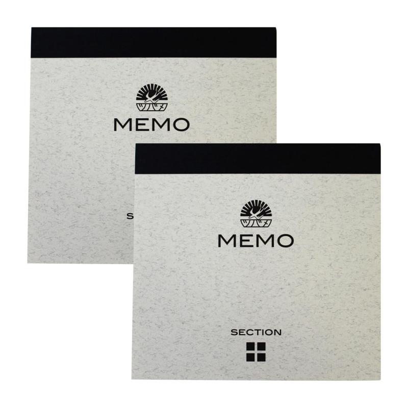 ツバメノート メモ ツバメモ スクエア 方眼 2個パック N8003-2P