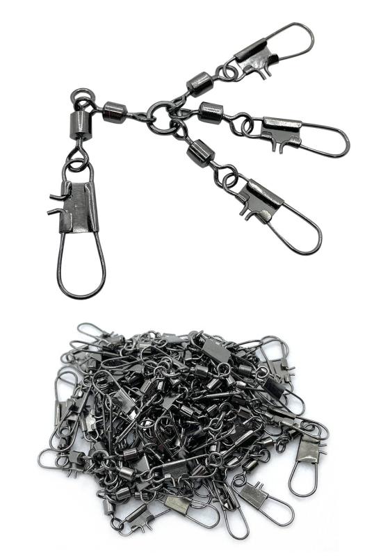 ファビュラス堂 タコエギスナップ 強度 30kg トリプル エギスナップ タコ釣り 仕掛け タコエギ タコ 蛸 エギ 釣り サルカン スイベル タコスナップ(4.0)