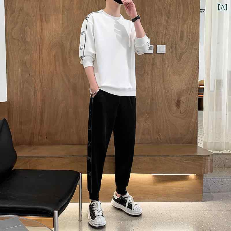 ・スタイル: 運動・厚さ: 普通・パンツ丈: 長丈・トップスタイル: Tシャツ・袖丈: 長袖・主な素材: ポリエステル100%・カラー展開: ホワイト、ダークグレー、ブラック、ネイビー・サイズ展開: M、L、XL、2XL、3XL、4XL