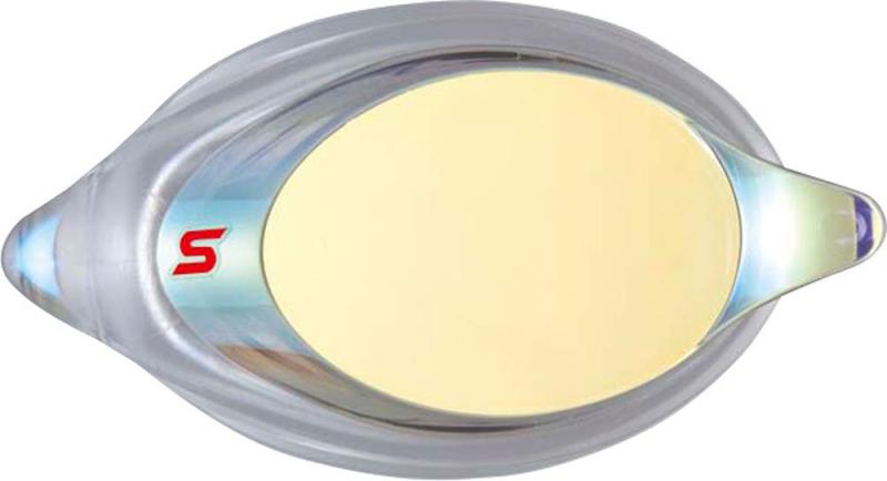 SWANS(スワンズ) 日本製 スイミングゴーグル 度付きレンズ SRXCL-M PAF レーシング ミラータイプ クッション付 大人用 片眼レンズのみ