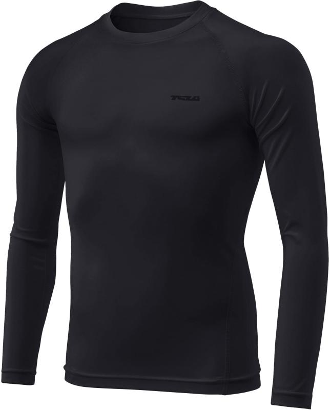 [テスラ] コンプレッションウェア キッズ 長袖 [UVカット・吸汗速乾] スポーツ サッカー インナー コンプレッション シャツ アンダーシャツ スポーツインナー 子供 ジュニア