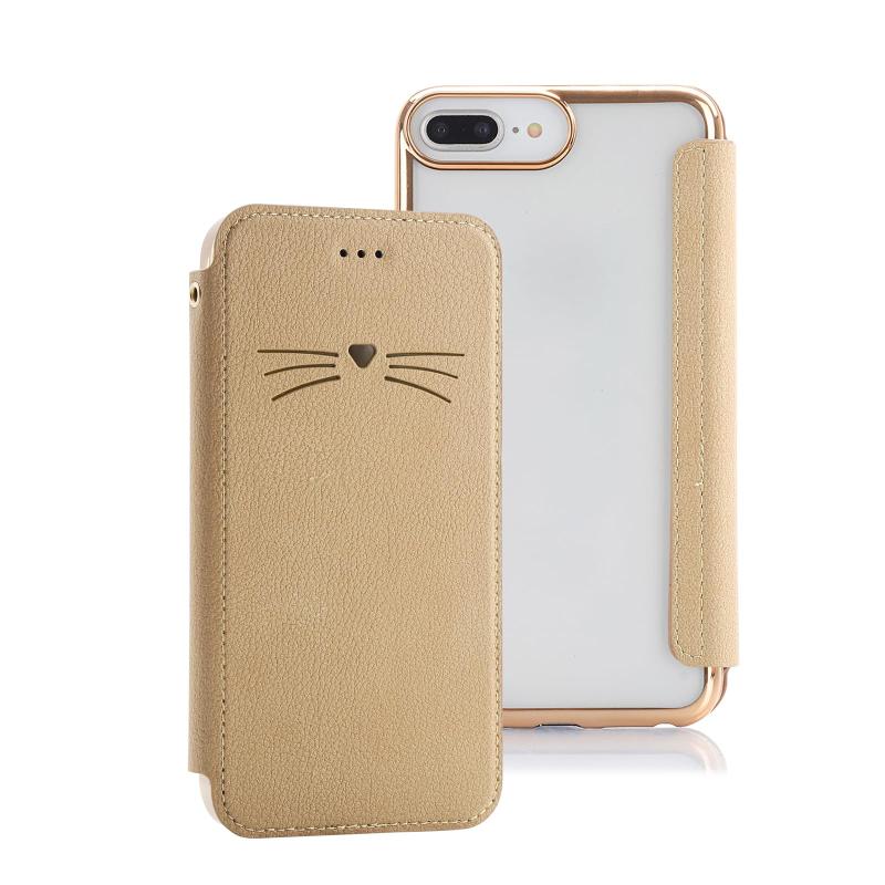 らくらくスマートフォン F-42A ケース 手帳型 F-42a / F-01L 手帳型カバー 可愛い 無地 にこちゃん スマイル ACkaban 留め具なし シンプル らくらくスマートフォン手帳型ケース 軽い 薄型 耐衝撃 男