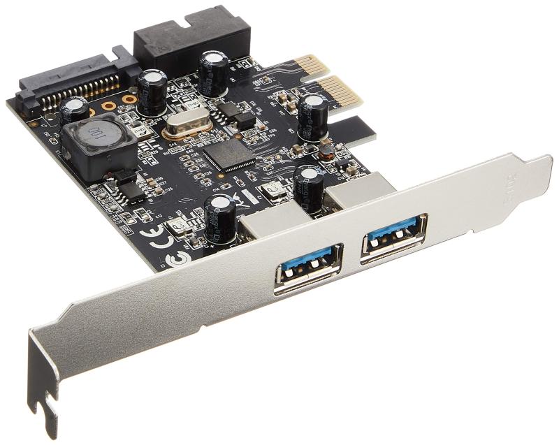 SilverStone PCI Express 2.0 x1接続のUSB 3.0増設インターフェイスカード SST-EC04-E