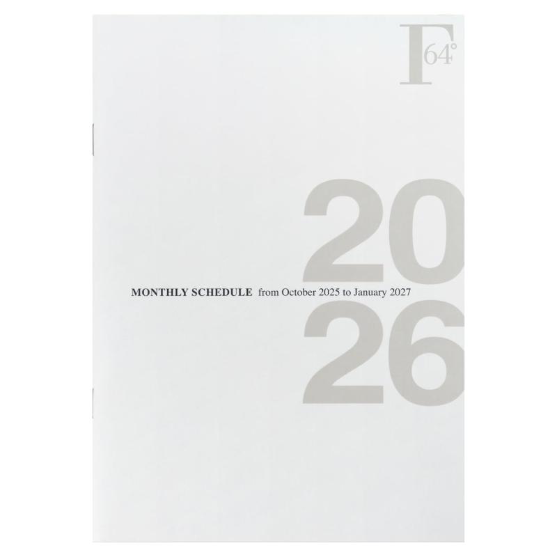 キョクトウ 手帳 2026年 2025年10月始まり FOBCOOP A5 マンスリー 白 PBF48W26