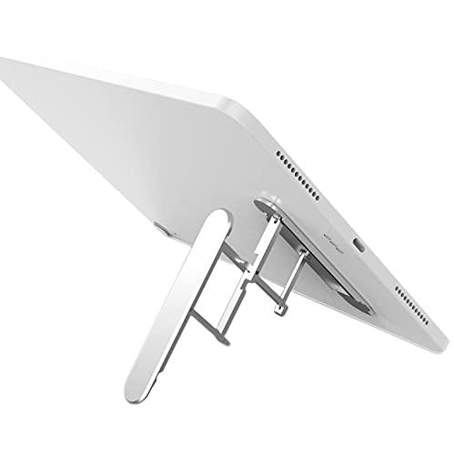 KOYOKOMA タブレットスタンド 折りたたみ 角度調節 折畳式 スティック型 粘着テープ 両面 貼り付け 軽量 スリム 薄型 コンパクト シンプル おしゃれ 持ち運び