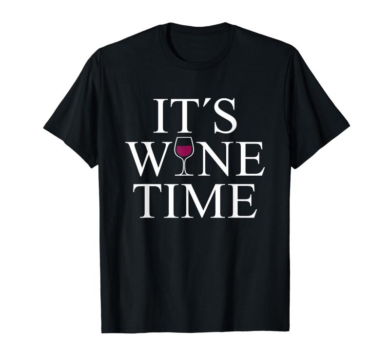 Wine Lovers - Wine Time - 赤ワインワインメーカー Tシャツ
