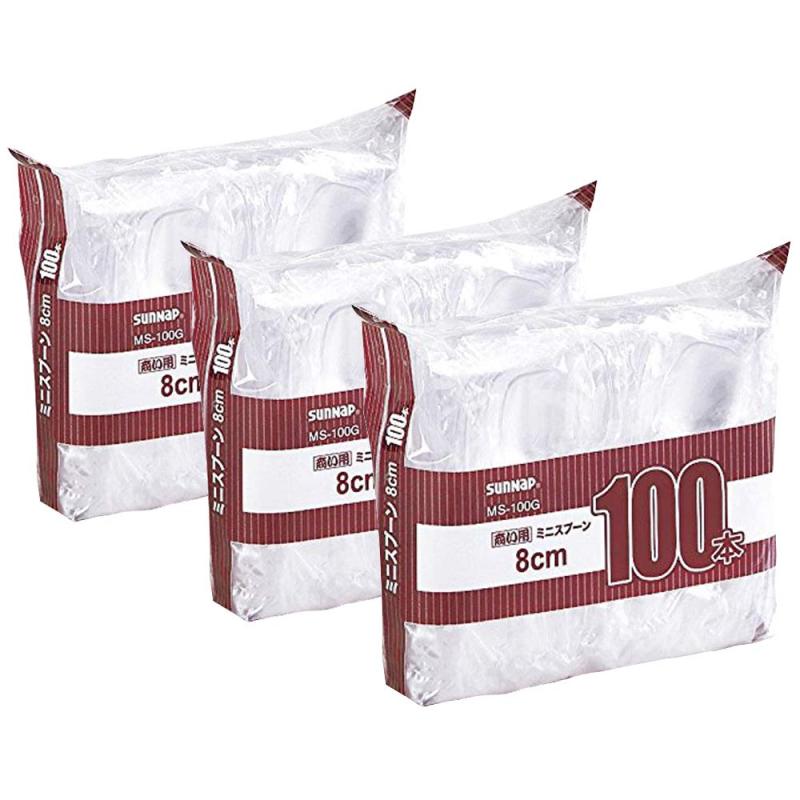 ���ס��� 8cm Ʃ�� �ߥ˥��ס��� 300�� (100�ܡ�3���å�) �ץ饹���å��� Ʃ��������