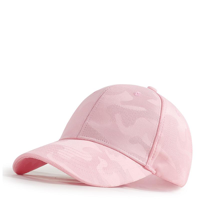 Cap - ユニセックス 迷彩柄 野球帽 韓国風 トレンド キャップ メンズ レディース キャミー柄 鴨嘴帽 アウトドア 普段使い 軽量 ポリエステル 遮陽 防晒 春夏 秋 冬 通年 ブラック ホワイト ピンク グレー カーキ 個性派 巻き縁 短檐 丸頂 18-45