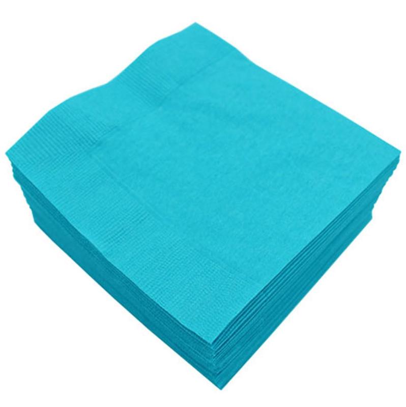 アートナップ カラー ペーパーナプキン 50枚入 マーメイドブルー