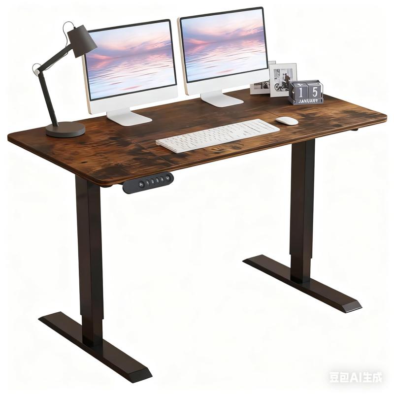 Suhapup 昇降式デスク 電動式 机 パソコンデスク 幅140CM×奥行60CM スタンディングデスク つくえ 高さ調節メモリー機能付き 高さ調節可能 高さ69~115CM USBポート付き