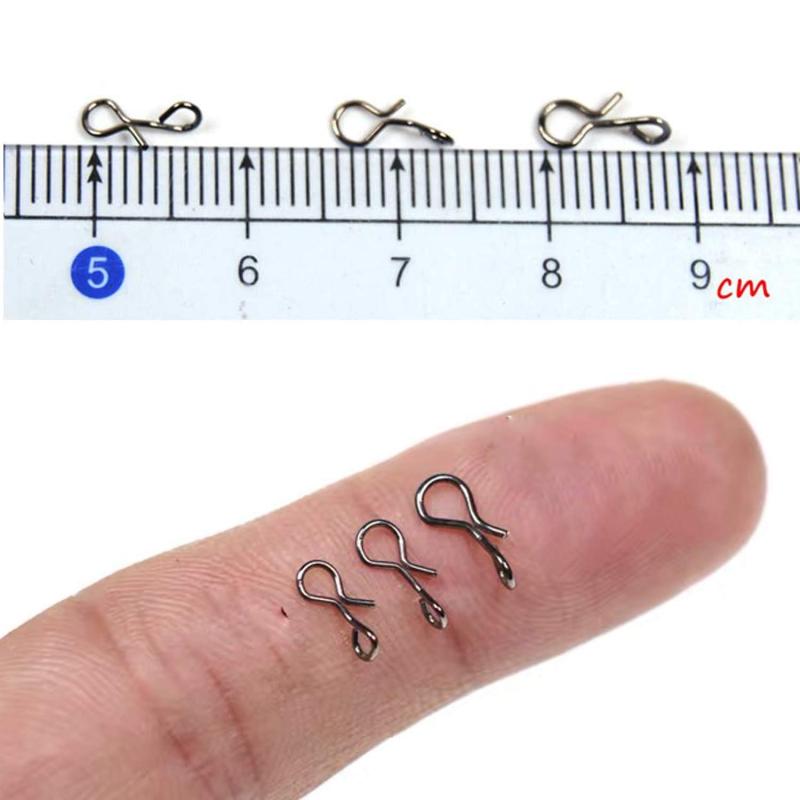 Greatfishingフライフィッシングスナップ ステンレススチールクイックチェンジ、ファストイージーフライフックスナップ、コンボフックスナップ