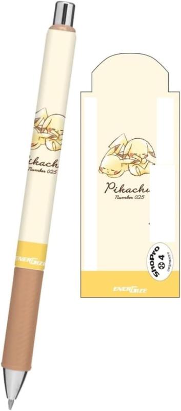 エナージェル 日本製 シャーペン 0.5 シャープペンシル おやすみ セット（シャーペン、名前シール）