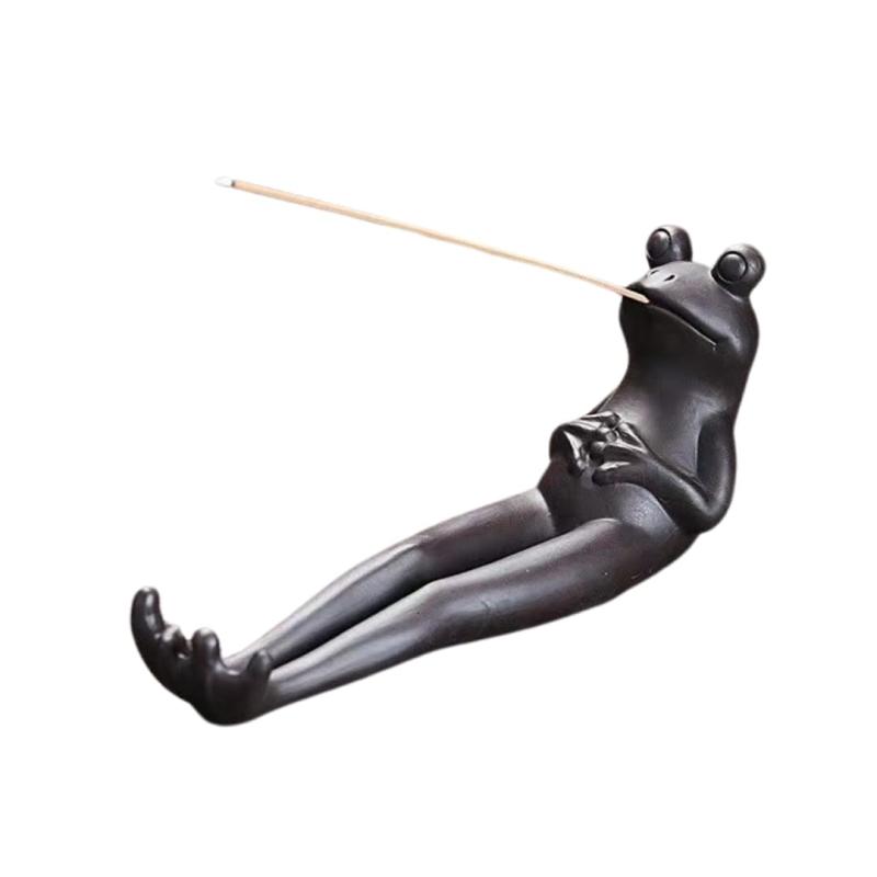 お香立てカエルリラックスかわいいイ...