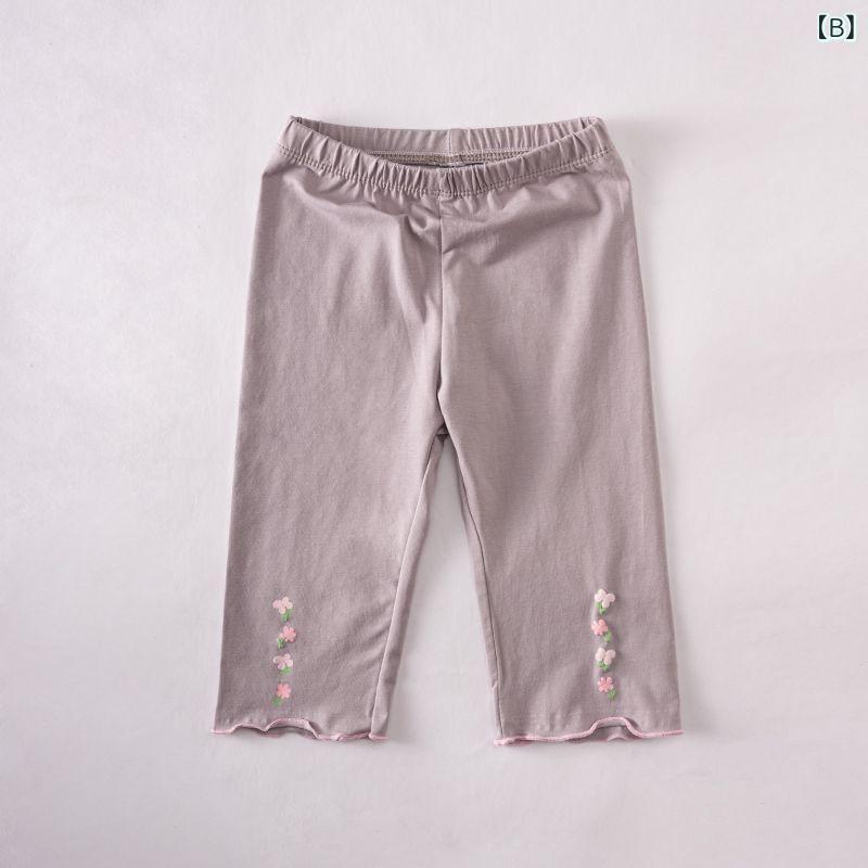 女児 七分パンツ 女の子 子供用 夏用 春夏 ...の紹介画像3