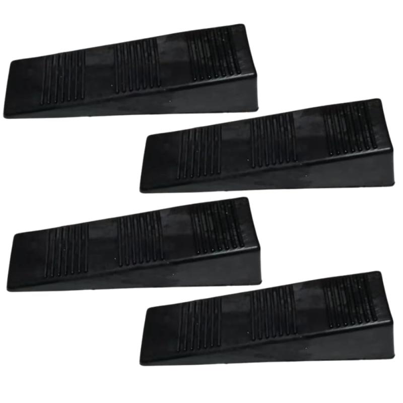 ARESACHI ドアストッパー ゴム ストッパー ドアストップ 玄関 扉 4個 ブラック