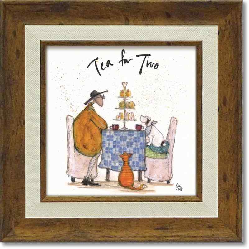 ユーパワー アートフレーム サム トフト「みんなでお茶」 ST-04018 ST-04018