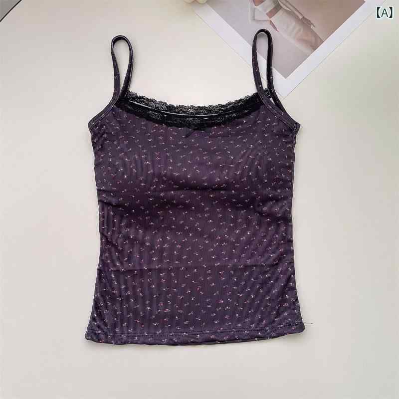 Camisola sin mangas para mujer con camiseta de tirantes Copas Contacto Refrigeración Interior Todos los días Layed Wear Hermosa espalda Otoño Invierno Toda la temporada Simple Color Sólido — vista 2
