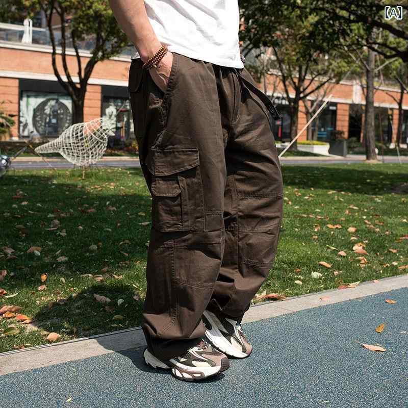 カーゴパンツ メンズ ビッグサイズ ワイドレッ...の紹介画像2