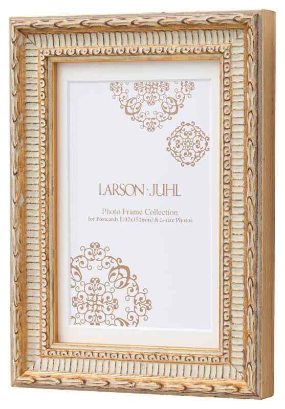 ラーソン・ジュール フォトフレーム ベルリン ハガキ(4x6インチ=内寸102x152mm)L判用中抜きマット(窓寸..