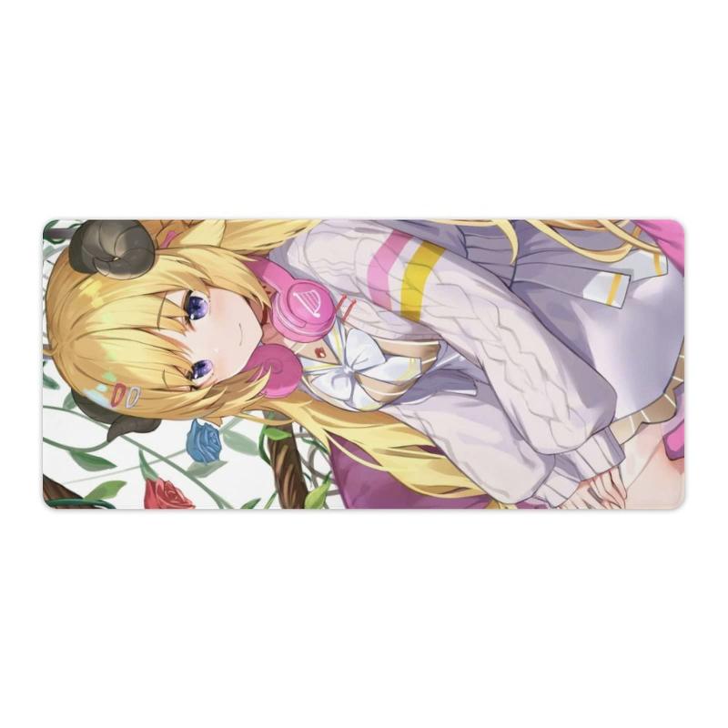 マウスパッド ゲーミングマウスパッド 角巻わため アニメ柄 かわいい 周辺 萌えグズ デスクパッド オフィス 超大型 快適操作性 滑り止め 傷防止 洗濯可能 耐洗い表面 耐久性が良い レーザ