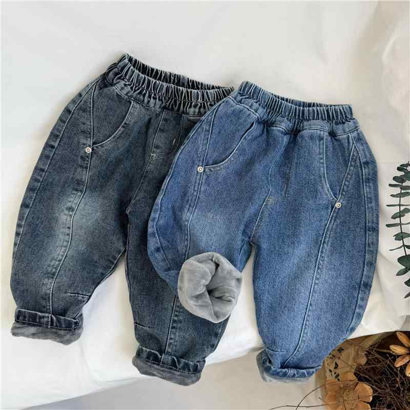 キッズ ユニセックス 冬用 子供 コットン 柔らか素材 保暖 加厚 ハーレムパンツ ルーズフィット 長ズボン 吸湿性 伸縮性 ミッドライズ ..