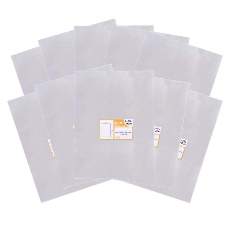 アート・エム【国産】テープなし A4【 A4用紙 / DM用 】透明OPP袋【1000枚】30ミクロン厚（標準）225x310mm材質：OPP/厚み：30ミクロン/フタなし、テープなし。サイズ：W225mm×H310mm。入り数：1,000...