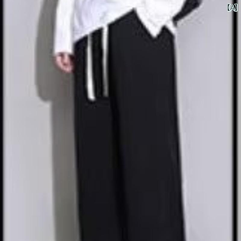 メンズ デニムパンツ 直筒 ワイドレッグ 長ズボン ミドルウエスト 薄手 無弾性 日常 普段使い 青春スタイル トレンド 黒 ブルー 春 モダール素材 ウサギ毛混 ジップ開閉 直筒裾 洗い加工 青少年向け ゆったりシルエット 基本デザイン カジュアル 履