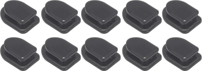 オーディオファン 車用 フック 強力粘着 スモールフック レジ袋 ケーブルホルダー 耐荷重約250g ブラッ..