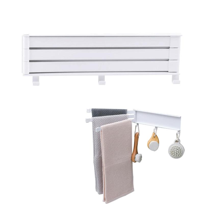 kasanidika 布巾ハンガー ふきん掛け 薄型 ABS製 収納 布巾掛け タオル掛け 布巾かけ キッチンハンガー..